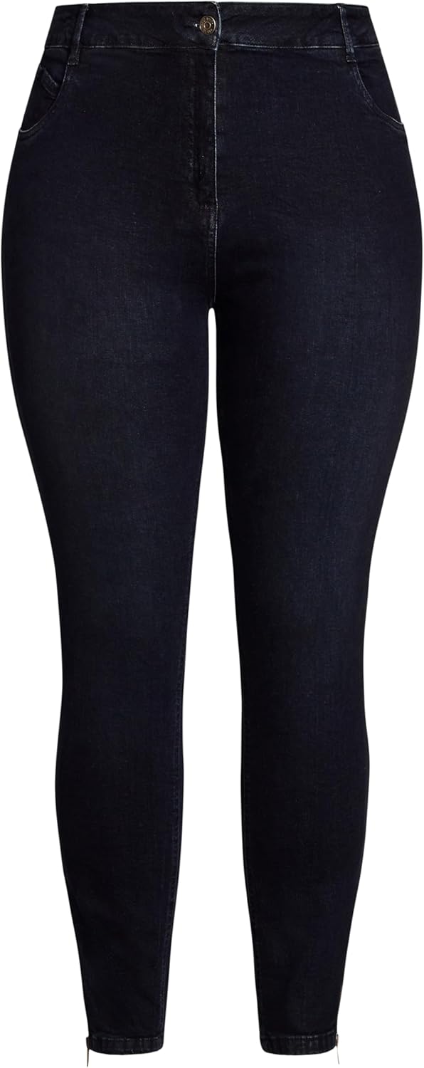 EVANS Women's Plus Size Pant Zip Shaper - Image 3