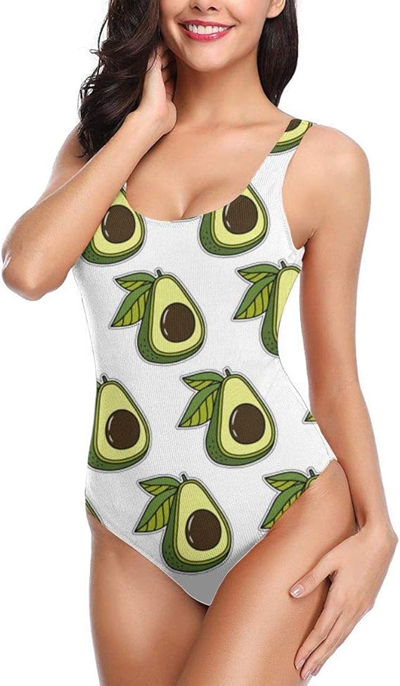 Amazon Co Jp アボカドデザイン ワンピース 水着 レディース ビキニ おしゃれ セクシー スリムフィット 人気 競泳水着 ファッション
