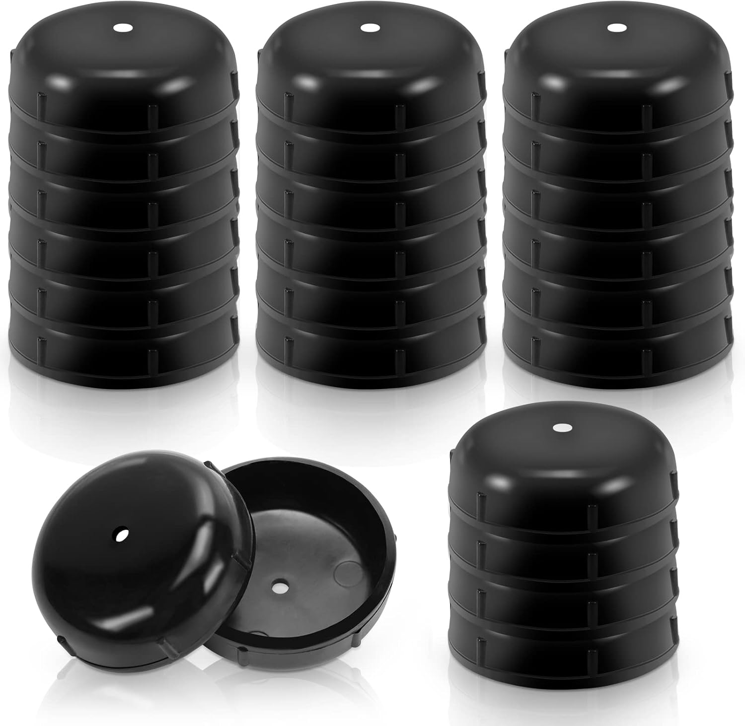 PETOX Patio Furniture Feet Protectors 11/2" Plastic, Wrought Iron