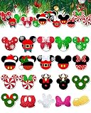 Mouse 2022 Pink Ornaments for Christmas Tree Decorations Mouse Gifts for Women Stocking Stuffers for