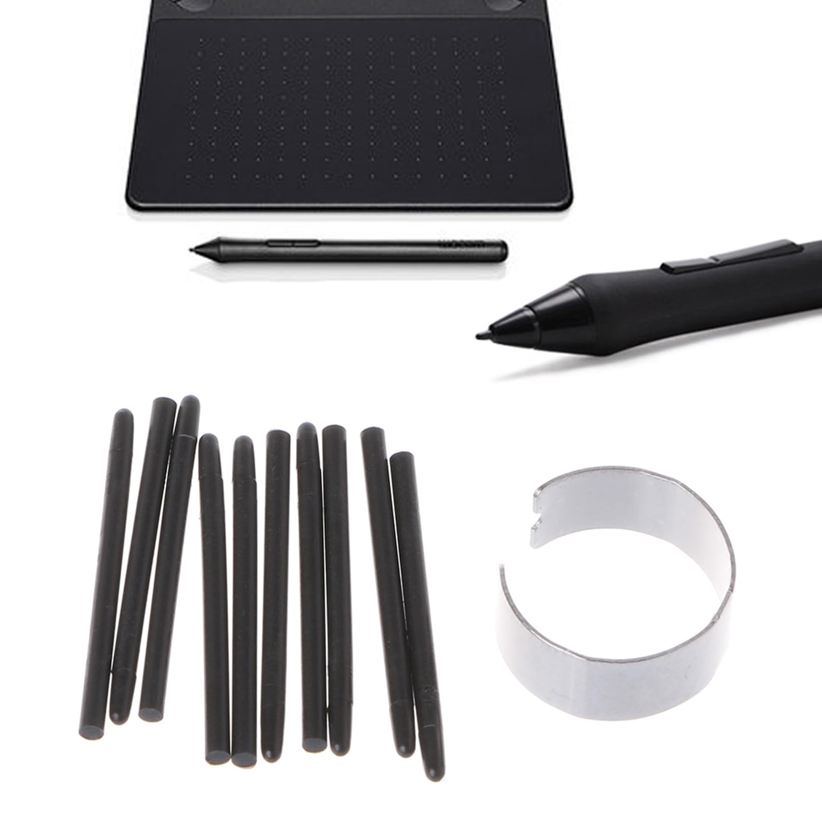 10 Puntas De Repuesto POM Para Lápiz Óptico – Compatibles Con Wacom CTL-471, 672, CTE-450 Y Más, Con Herramienta De Extracción