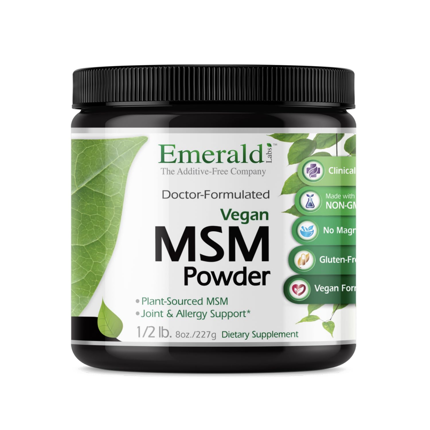 EMERALD LABS MSM Powder, 8 oz 8 Ounce (Pack of 1)