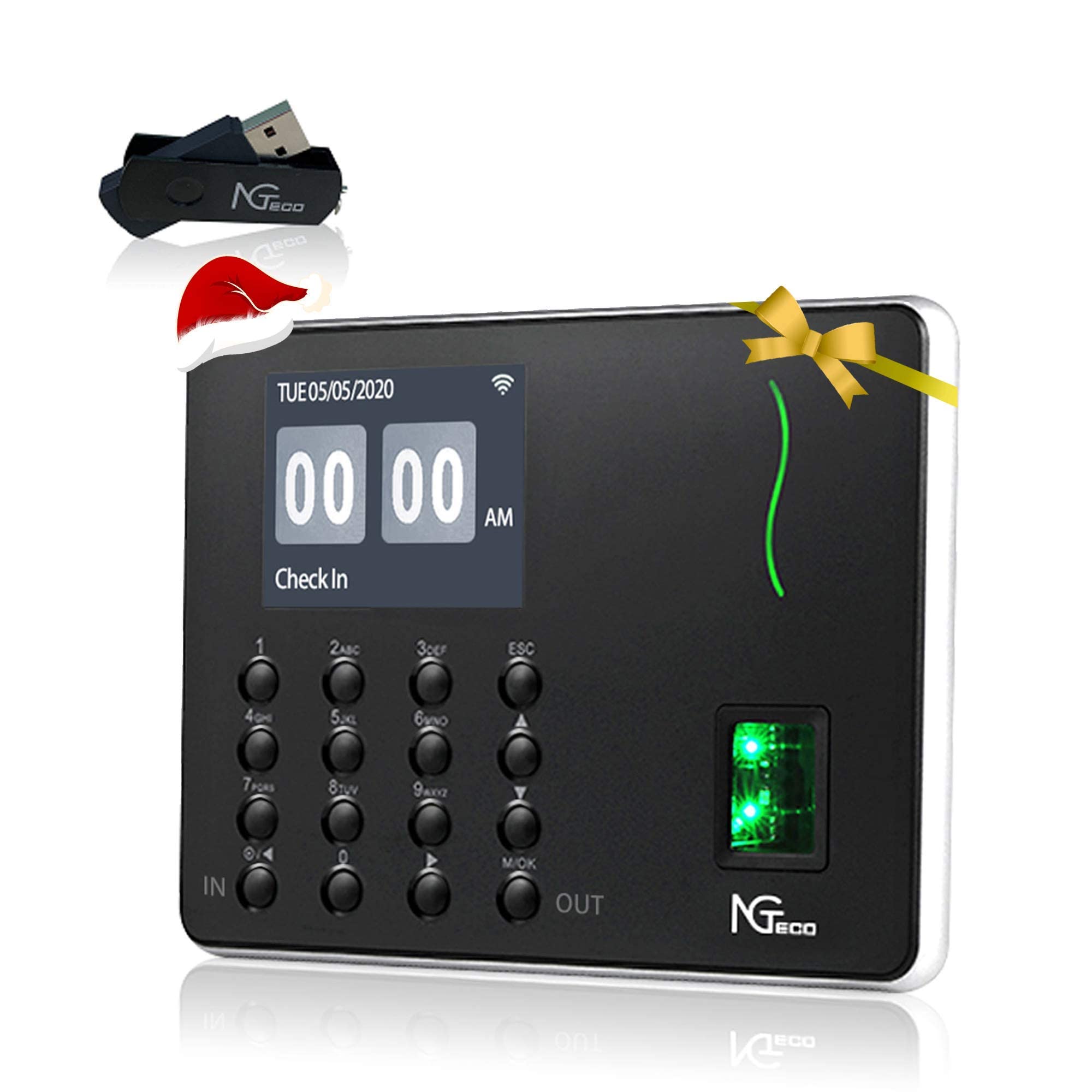 Office App NGTeco AS10 Fingerprint/Password Attendance Time