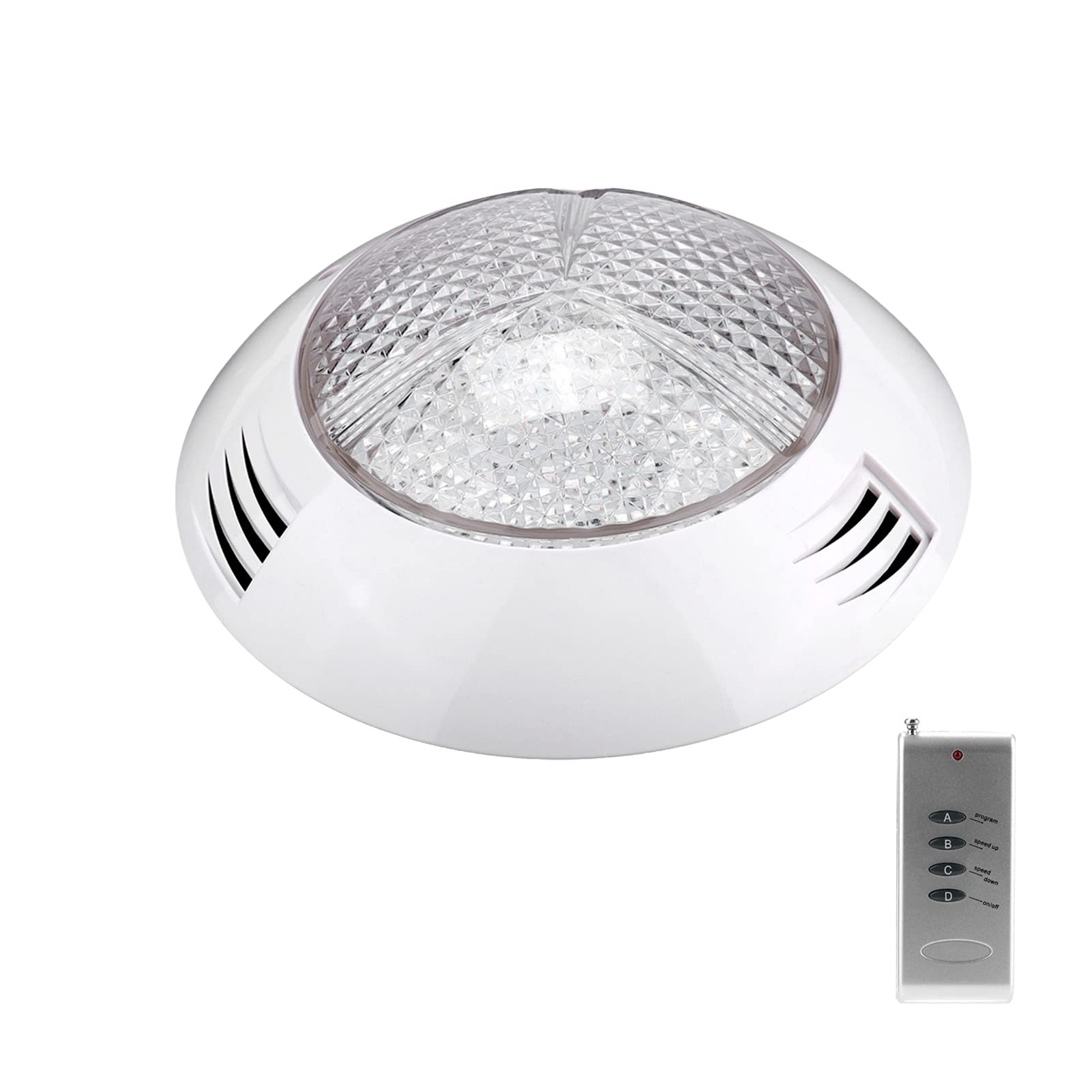 Cryfokt AC12V 35W RGB LED Podwodne światło Wielokolorowe Wodoodporne do Basenów, Stawów Rybnych i Fontann, Wykonane z Wysokiej Jakości ABS