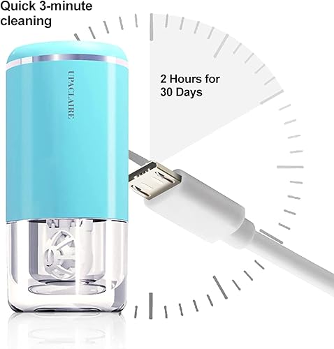 Miniatura 10 de Limpiador ultrasónico de lentes de contacto 2.0 (2. generación), máquina de limpieza inteligente para lentes de contacto suaves y rígidas, color