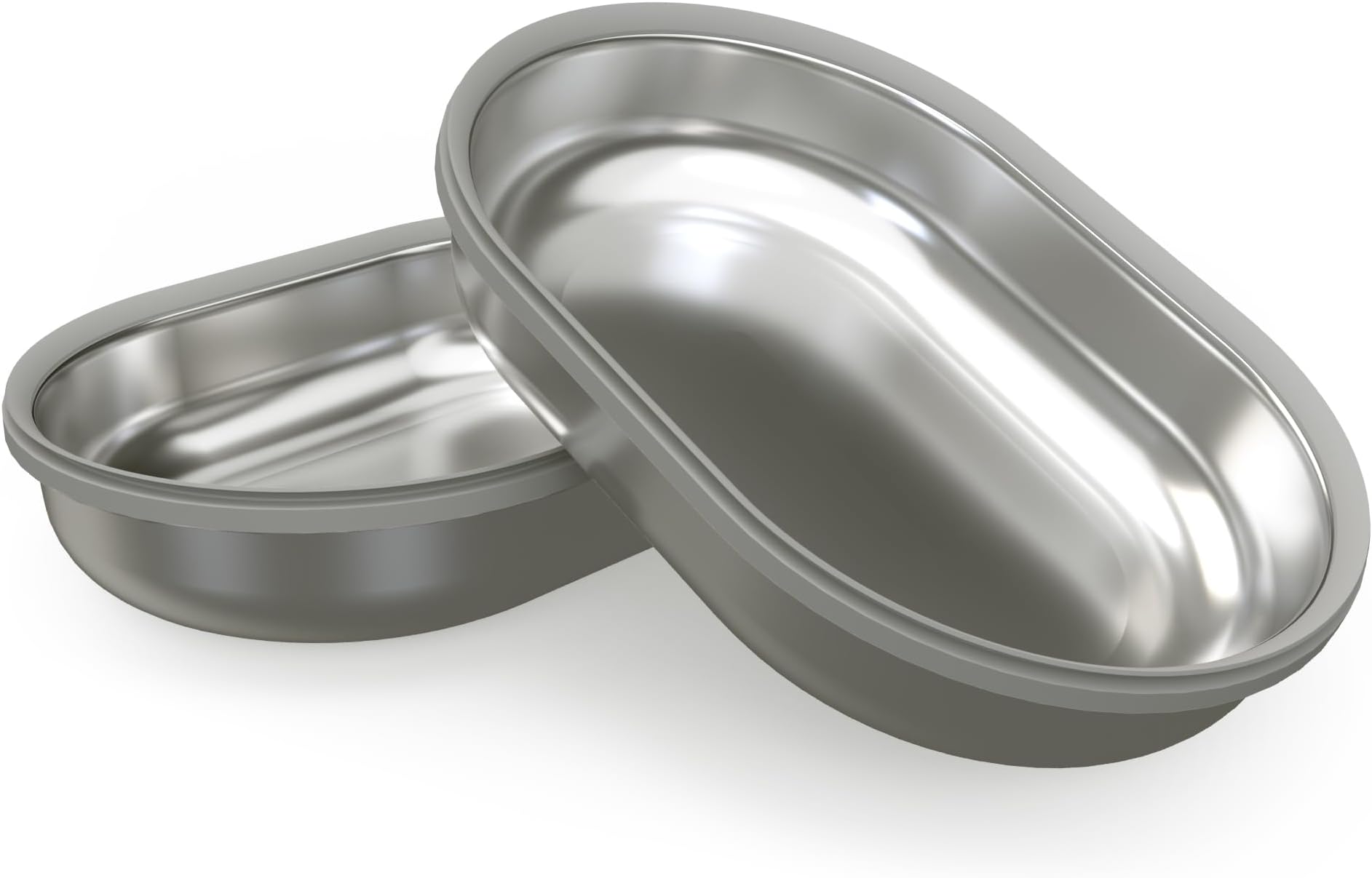 Sure Petcare SureFeed Stainless Steel Bowl Set, Compatiable with Sure Petcare Microchip Pet Feeder, Microchip Pet Feeder Connect and Sealed Pet Bowl, Metal, Pet Food Bowl, Pack of 2