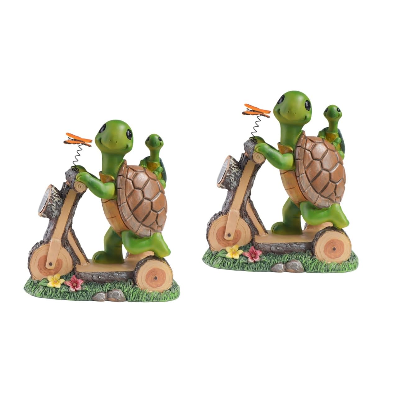 Lampe tortue solaire étanche avec réservoir multifonction pour le jardin