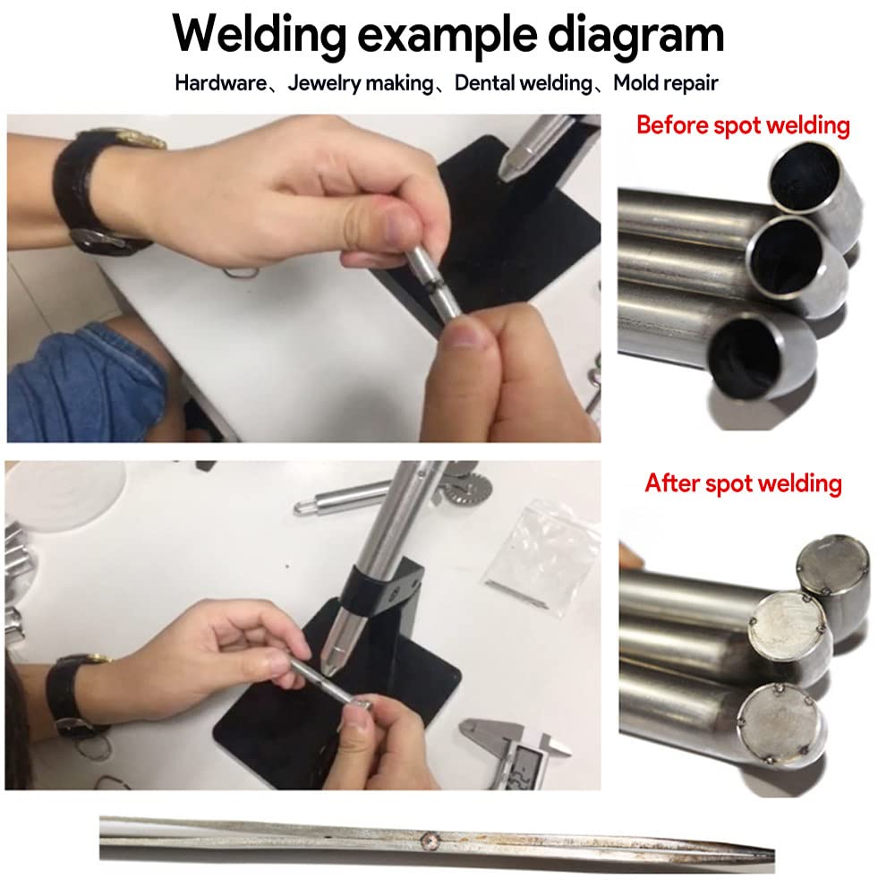 Máquina soldadora de puntos de arco de argón de alta potencia, máquina de soldadura de acero inoxidable, soldadura por puntos de joyería, herramienta de soldadura for reparación de joyas