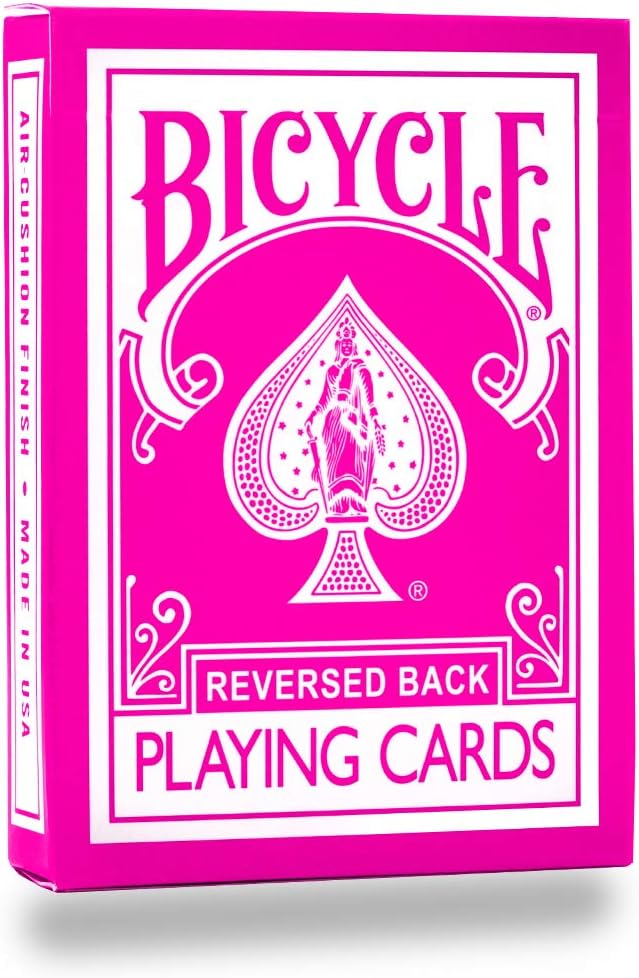 Magic Makers Pink Bicycle Playing Cards Deck
