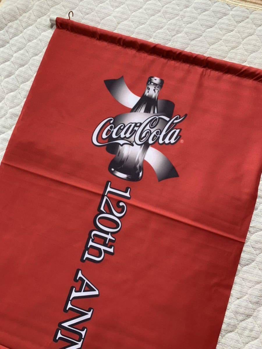 コカ・コーラ販促垂れ幕 Amazon.co.jp: コカ コーラ 特大120周年記念バナー 垂れ幕 ポール