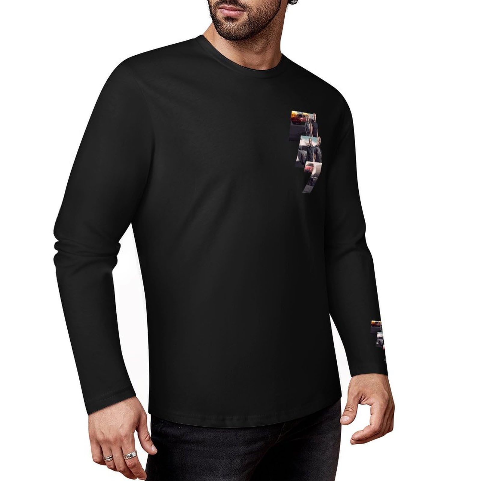 Amazon.co.jp: Tシャツ ワイルドスピード メンズ 長袖 ロングTシャツ 