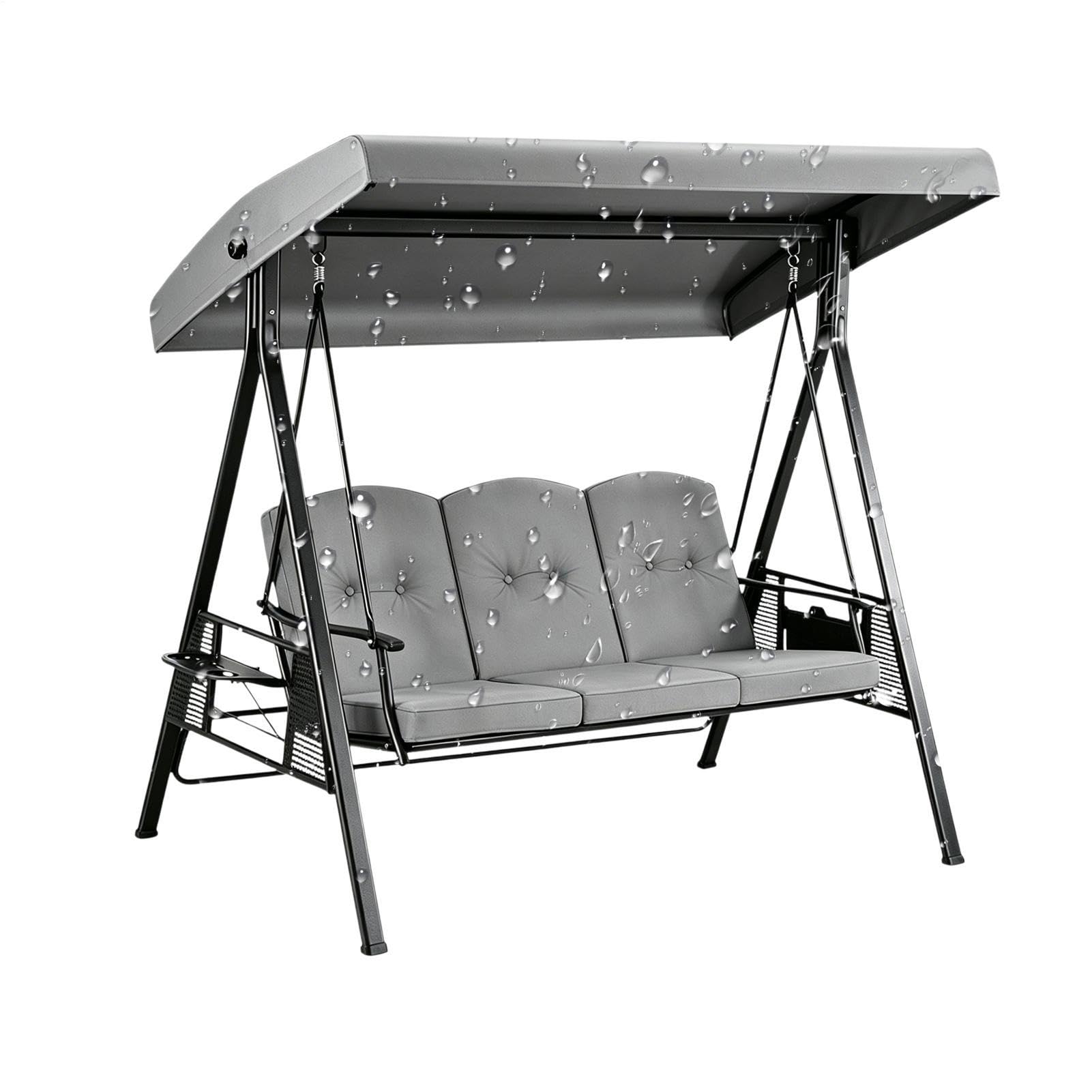 Housse De Remplacement De Toit De Balancelle Résistant au Vent, Anti-UV,