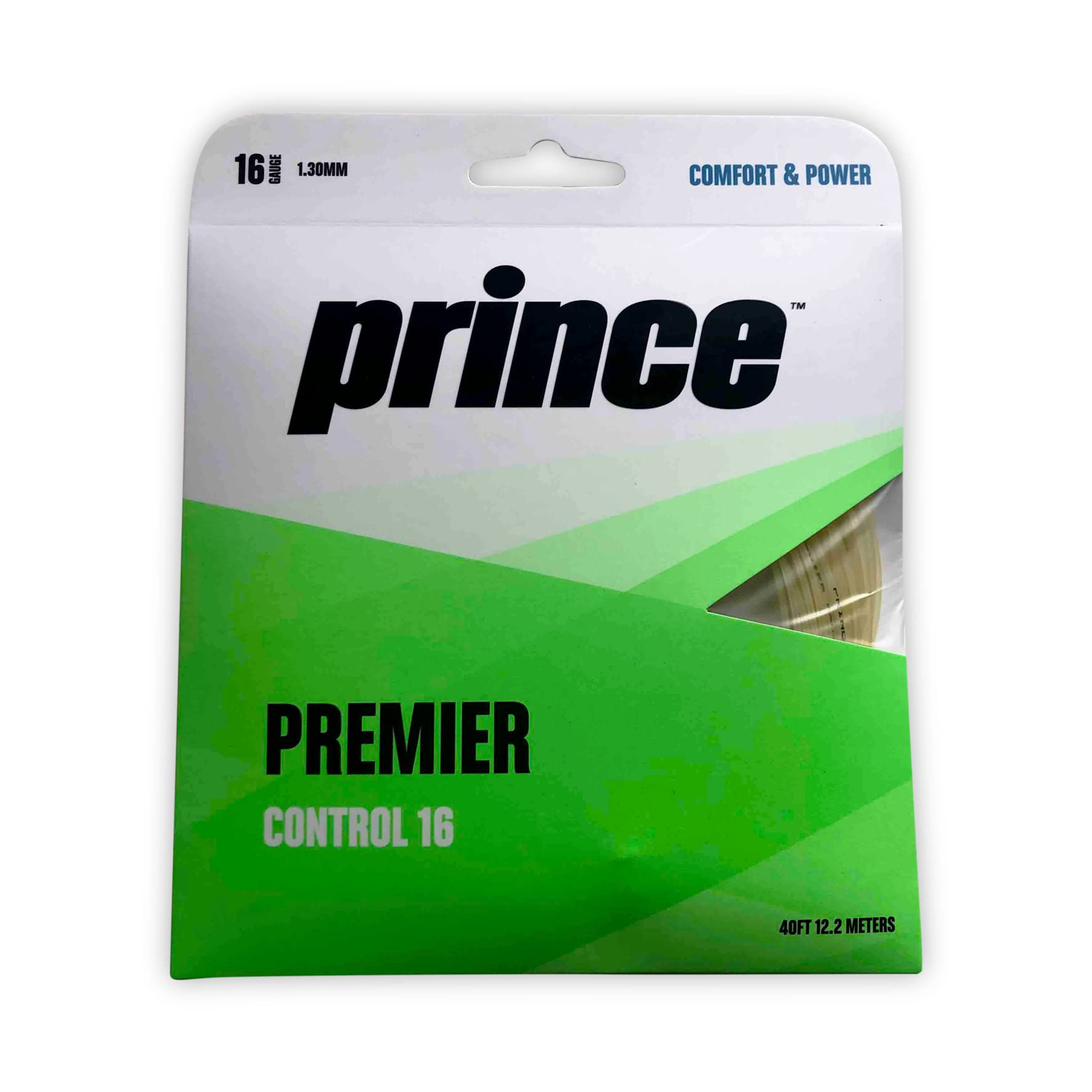 Prince Premier Control – Set Di Corde Per Tennis – Multifilamento – Naturali – 12,2 M - 2