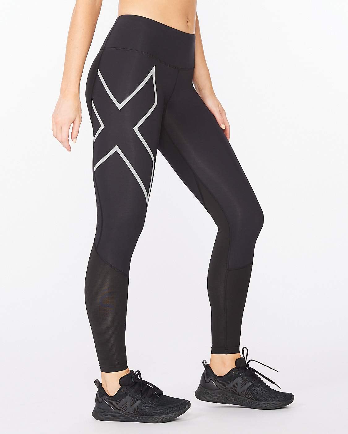 2XU Aero Vent Mid-Rise Compression Tights - Shorts Mujer