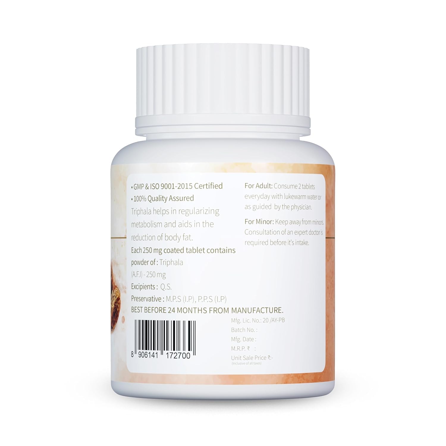 Jeena Sikho Triphala Tablets | Natural Digestive Wellness Supplement | Naturally Blended With Triphala Extracts | Natural Health Multivitamin, 60 Tablets, Pack of 4 — Amazon image 3