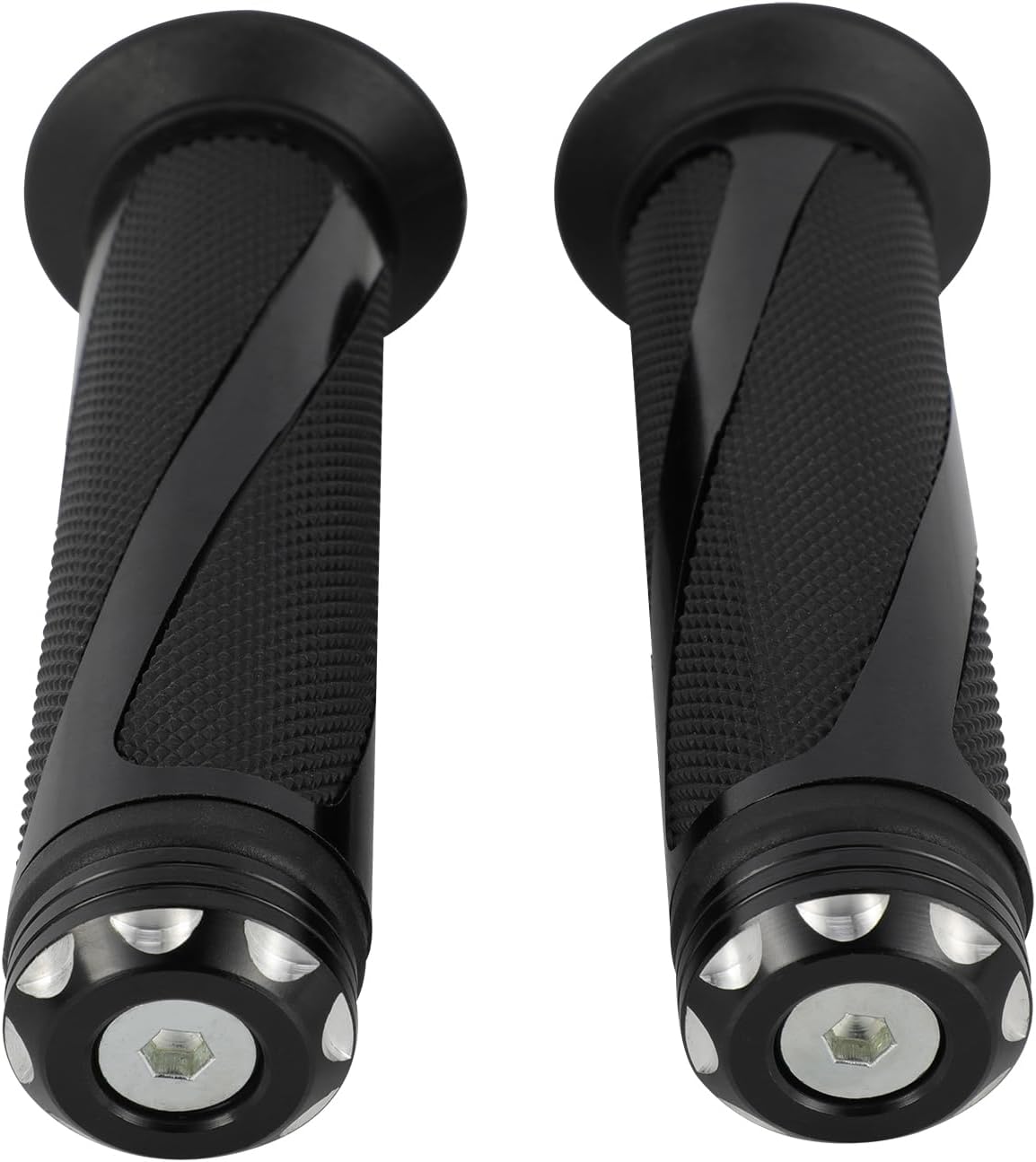 7/8" 22mm ATV Handlebar Grips Non-Slip Universal for Foreman Recon Raptor Grizzly Warrior Rancher Fourtrax Blaster Prairie ATV 4 Wheeler Quards