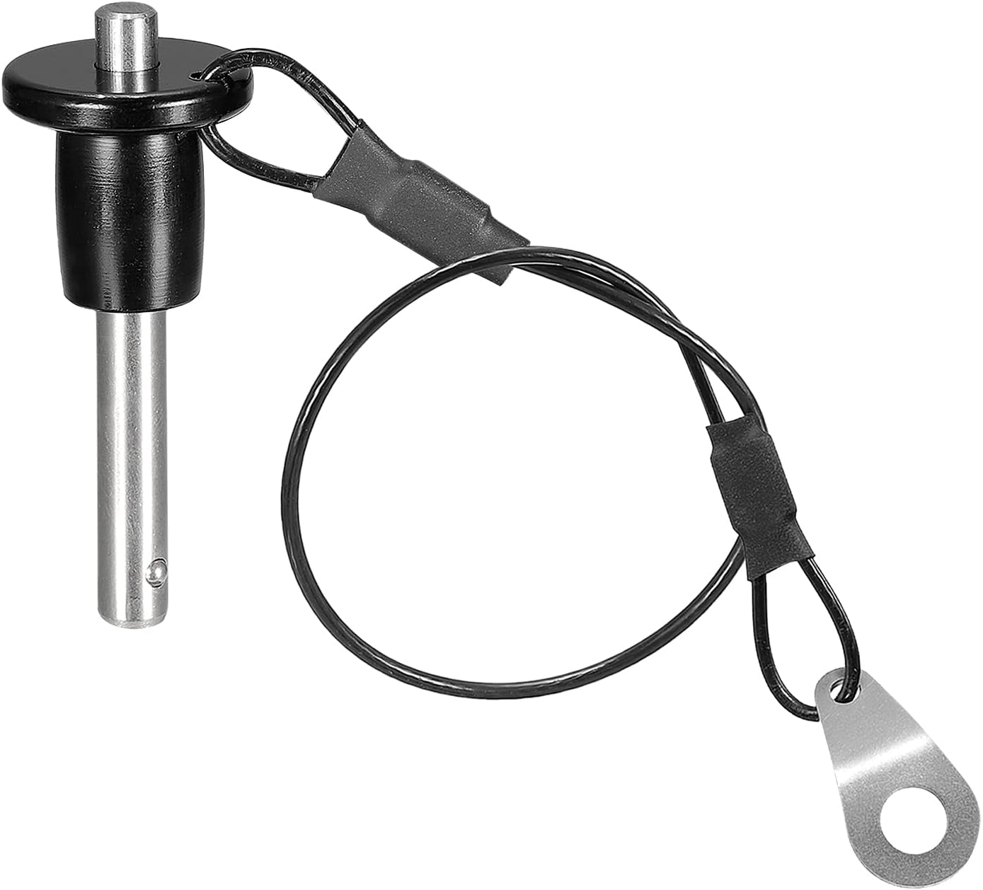 uxcell Ball Locking Pins, 304 Stainless Steel Grip Push-Button Locking Quick Release Pin with 24cm Wire (6mm-20mm)