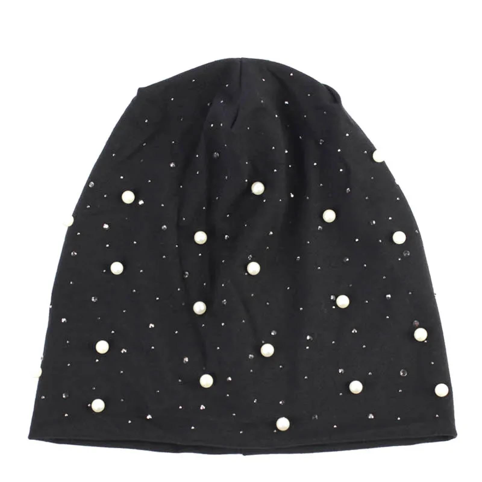 bicup Hats Caps Skullies Beanies Beanie Hat Cap Hats Caps Skullies Beanies Beanie Hat Cap Beanie Ladies Hat Woman Hats with Autumn Warmth Outdoor Caps Black