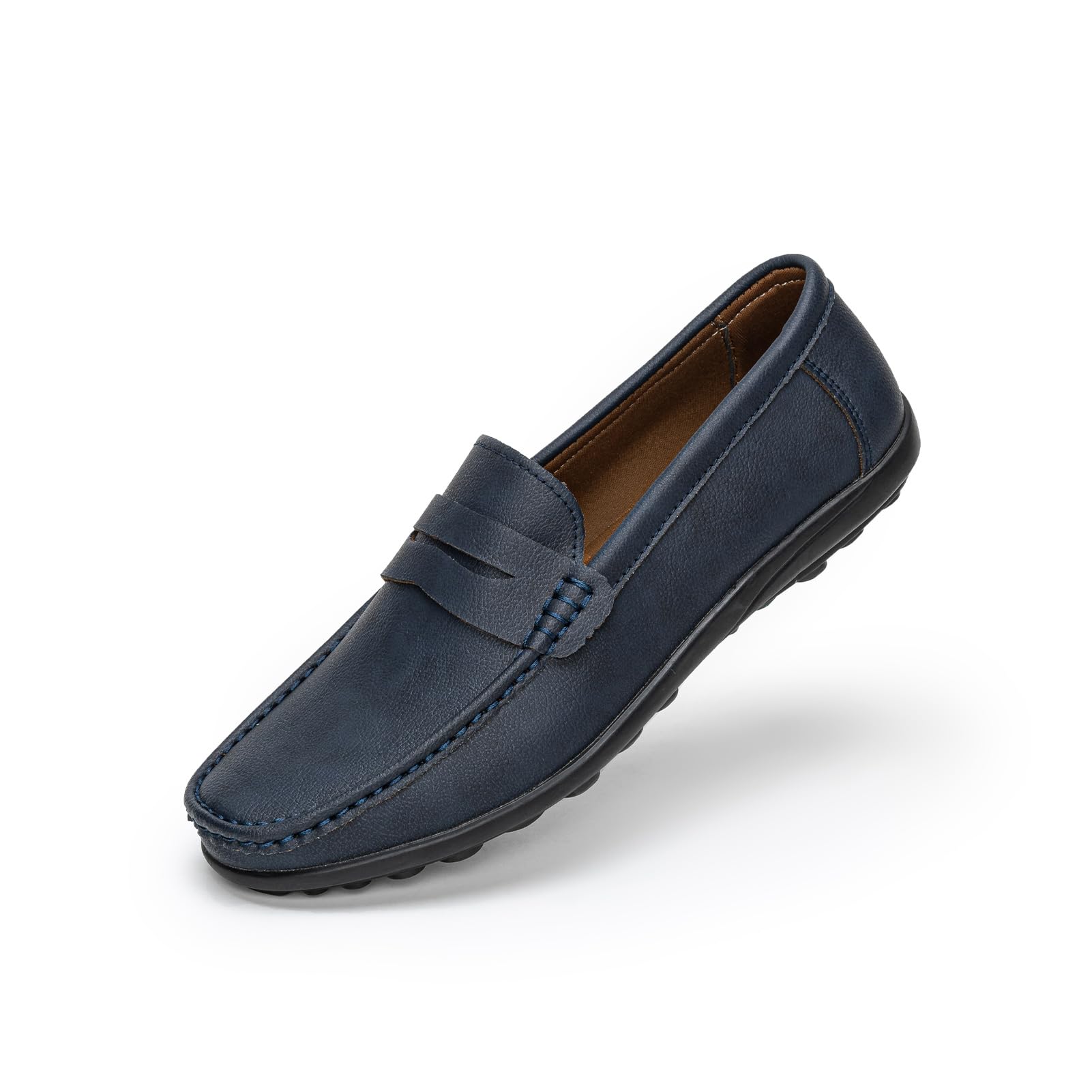 Mocasines planos sin cordones para hombre, transpirables, informales, mocasines