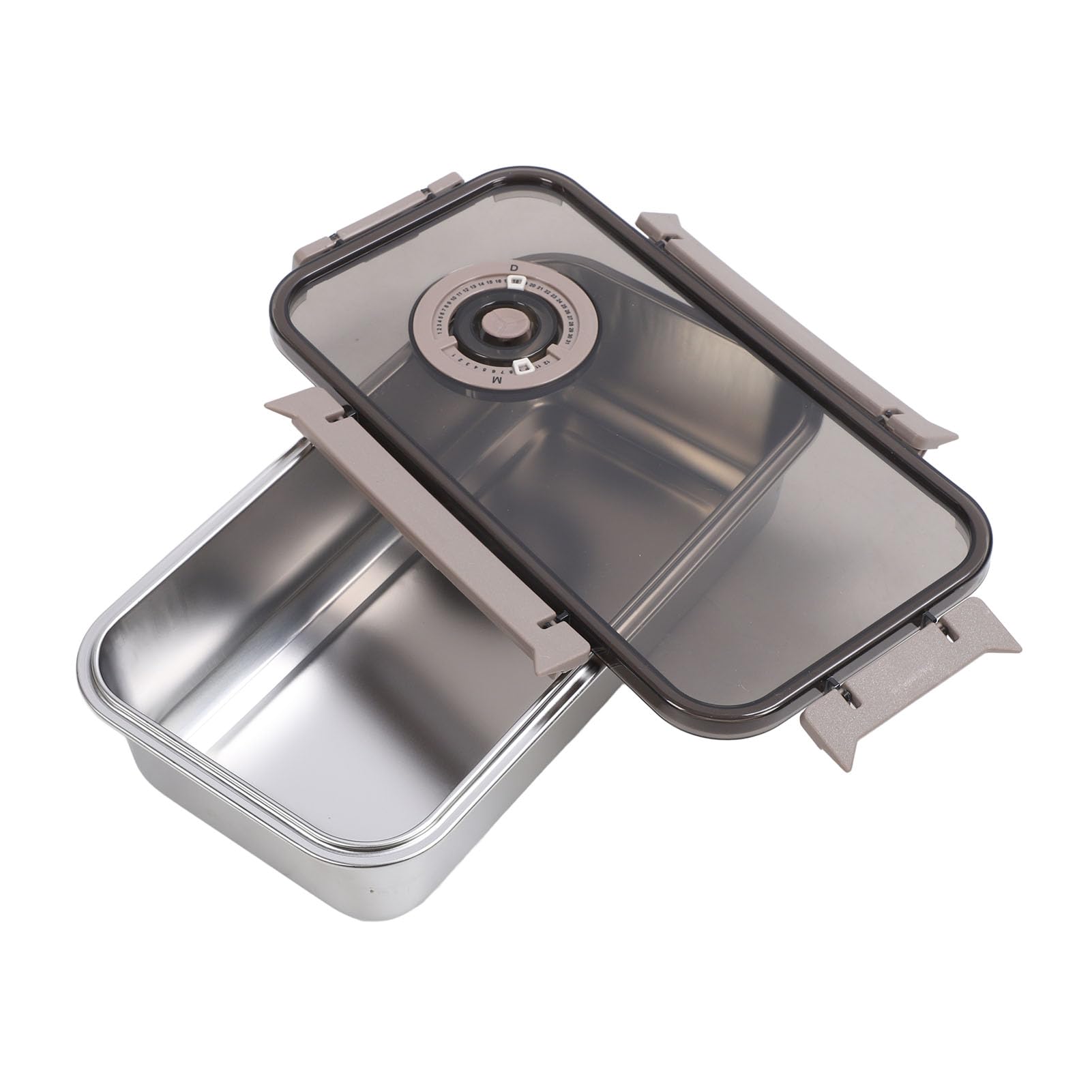 RiToEasysports Récipients Alimentaires en Acier Inoxydable avec Couvercles, Bac à Légumes Hermétique -ondes de 6000ML pour le Stockage au Réfrigérateur de Cuisine, Grande capacité