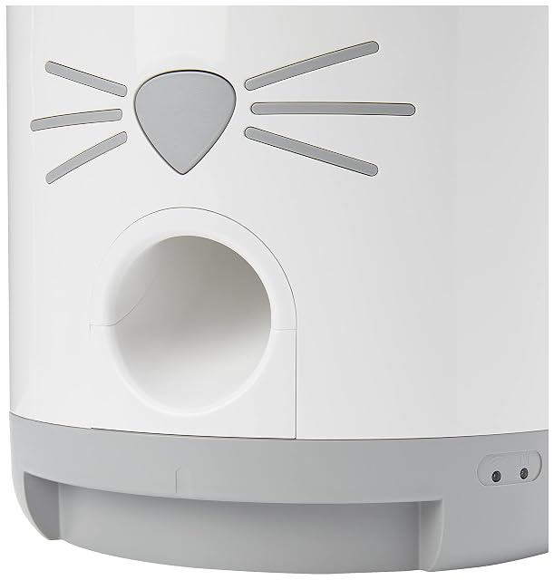 Foto 3 de 6 de Catit Pixi Smart - Comedero automático para Gatos, Control Mediante aplicación, 1,2 kg, Color Blanco y Gris