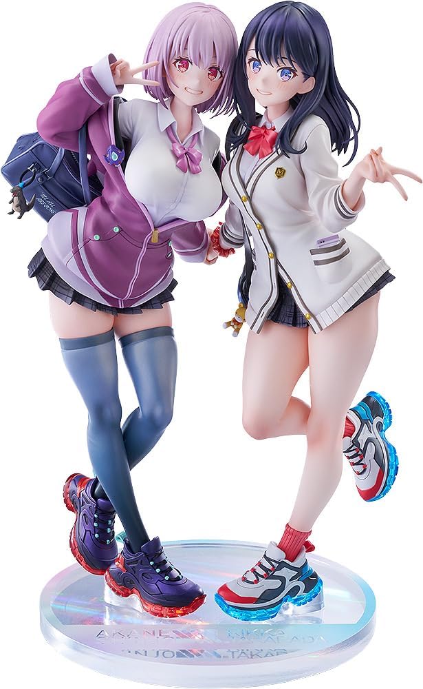 グッドスマイルカンパニー[GOOD SMILE COMPANY] SSSS.GRIDMAN 宝多六花＆新条アカネ feat.トリダモノ 1/7スケール プラスチック製 塗装済み完成品フィギュア