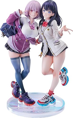 グッドスマイルカンパニー[GOOD SMILE COMPANY] SSSS.GRIDMAN 宝多六花＆新条アカネ feat.トリダモノ 1/7スケール プラスチック製 塗装済み完成品フィギュア