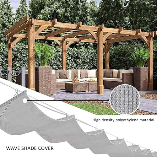 Voile d'ombrage rétractable anti-chaleur pour terrasse exposée
