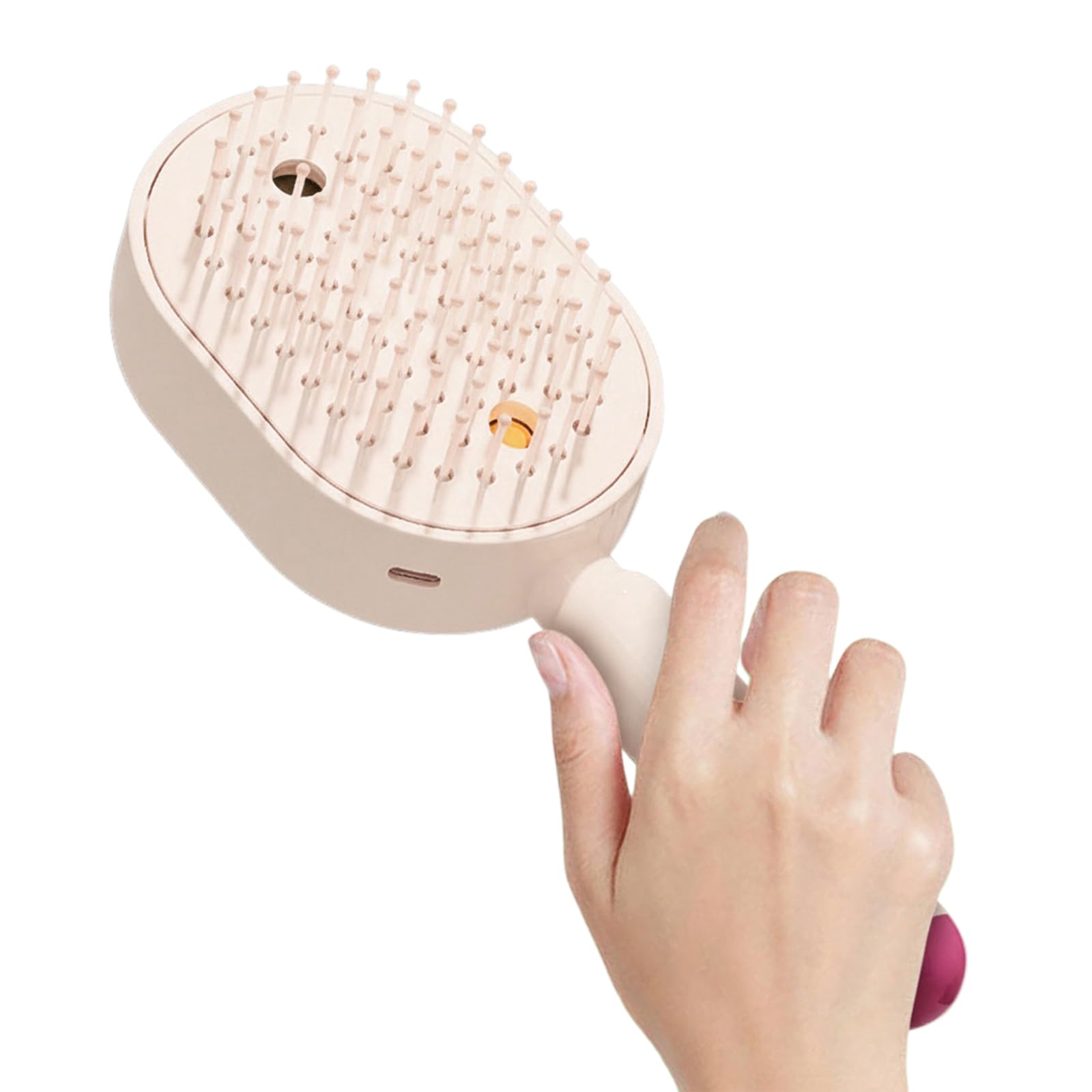 Peigne À Airbag Vaporisateur Électrique, Anti-statique Et Massant, Diffuseur D'huile Essentielle Pour Soin Des Cheveux