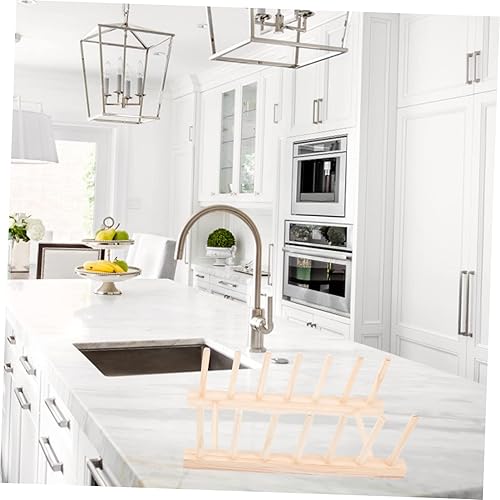 Miniatura 6 de Abaodam Estante de almacenamiento plegable, escurridor de platos, tabla de cortar, organizador de ollas, soporte para lavavajillas, taza de café