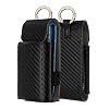 Irma Case, Carabiner Included, Carabiner, Carbon, Simple, Protective Cover, Hit Stick Storage, Black