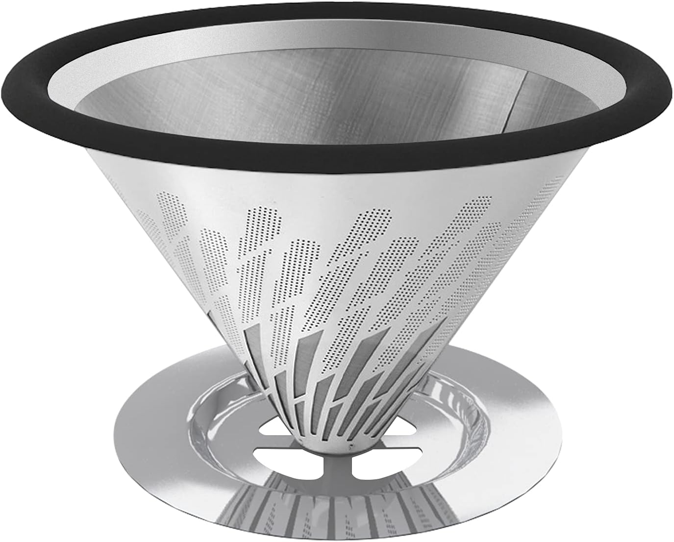 STARESSO Pour Over Coffee Dripper Permanent Coffee Filter 800 Mesh Liner Reusable Paperless Coffee Filters for 4-8 Cup: Home & Kitchen