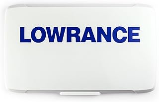 Lowrance 000-16249-001 Eagle - Cubierta solar de 5 pulgadas, color blanco con letras azules