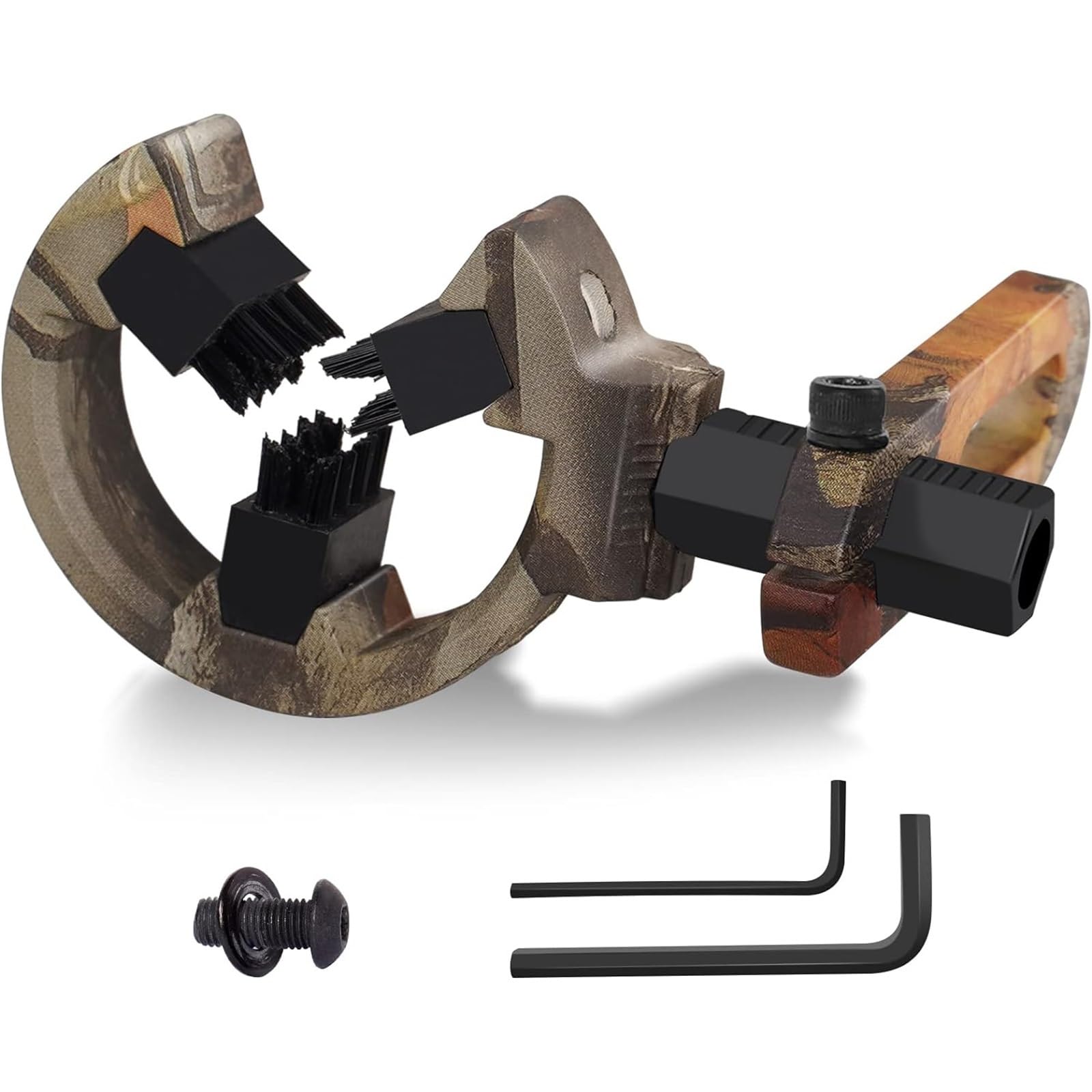 THE WHITE SHOP Archery Whisker Biscuit Arrow Rest Capture Brush Arrow Rest for Compound Bows,Recurve Bow Hunting Shooting Targeting Right Left Hand