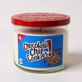 Chocolate Chip Cookies Candle  3 Wick  Premium Coconut & Soy Wax