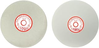 uxcell 6-inch 1000 & 2000 Grits Diamond Coated Flat Lap Wheel Grinding Sanding Polishing Disc 2pcs