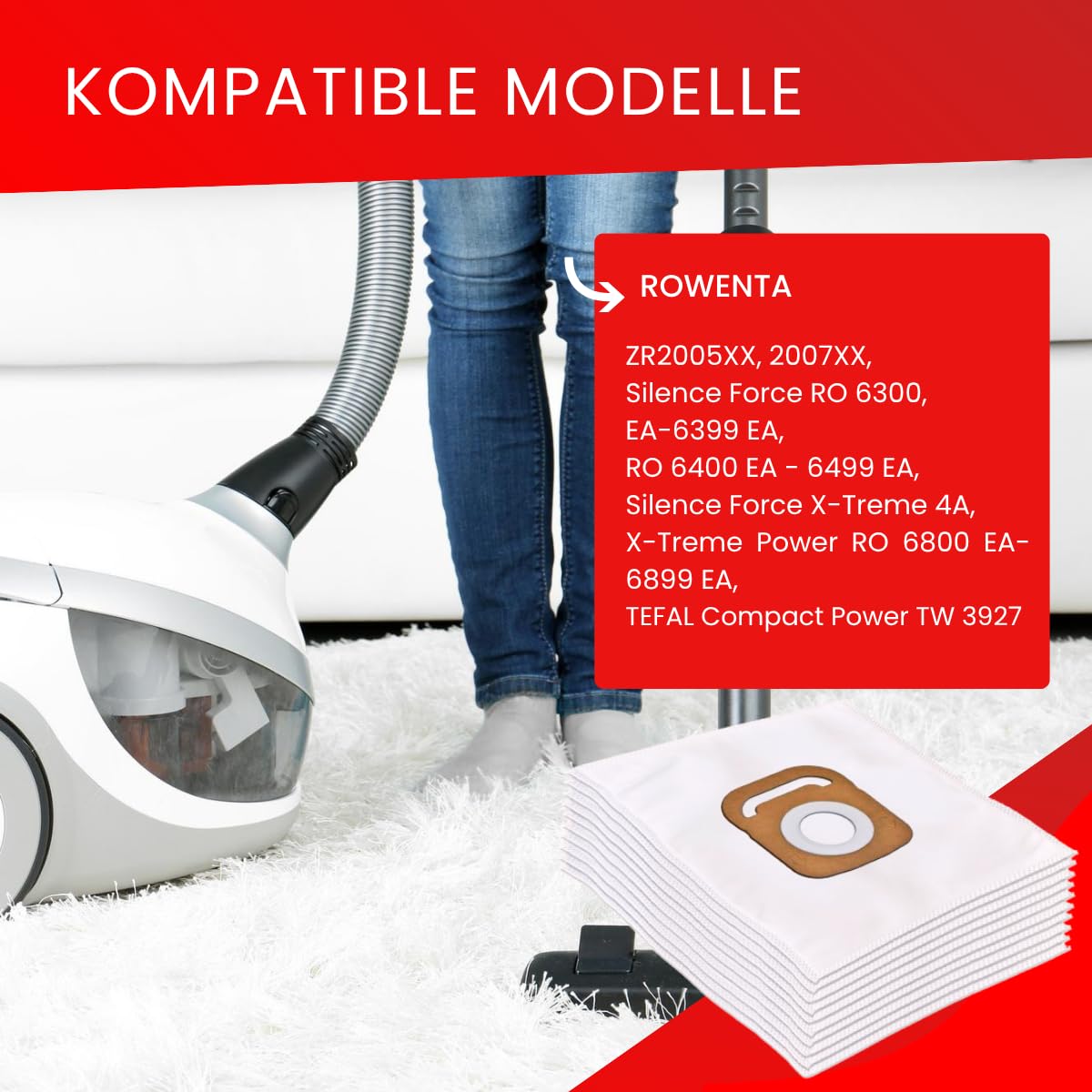 Vacuum Storage Bags Test Rowenta RO6383EA Silence Force Compact 4A