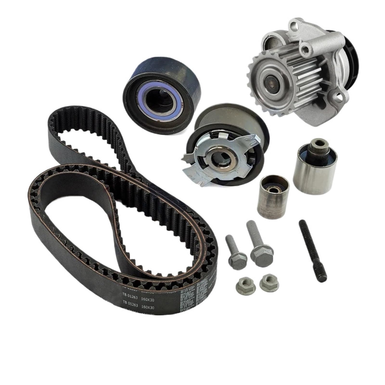 cinghia distribuzione auto Adatto Per A3 A4 A5 A6 Q5 Sedile Adatto Per Vw Pompa Acqua E Kit Cinghia Tenditore Per 2.0 L CBAB CBAA CBBB 03-18