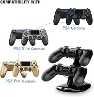 Vista 7 de VSEER Playstation 4PS4PS4 ProPS4 - Cargador para mando de PS4