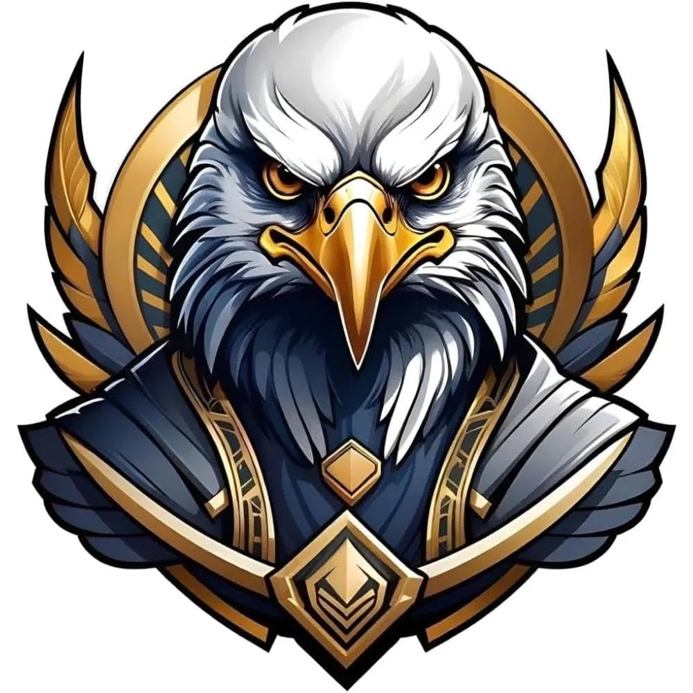 Auto Accessory Style Armored Eagle Sticker Decorative Decal for Car Laptop Accessories