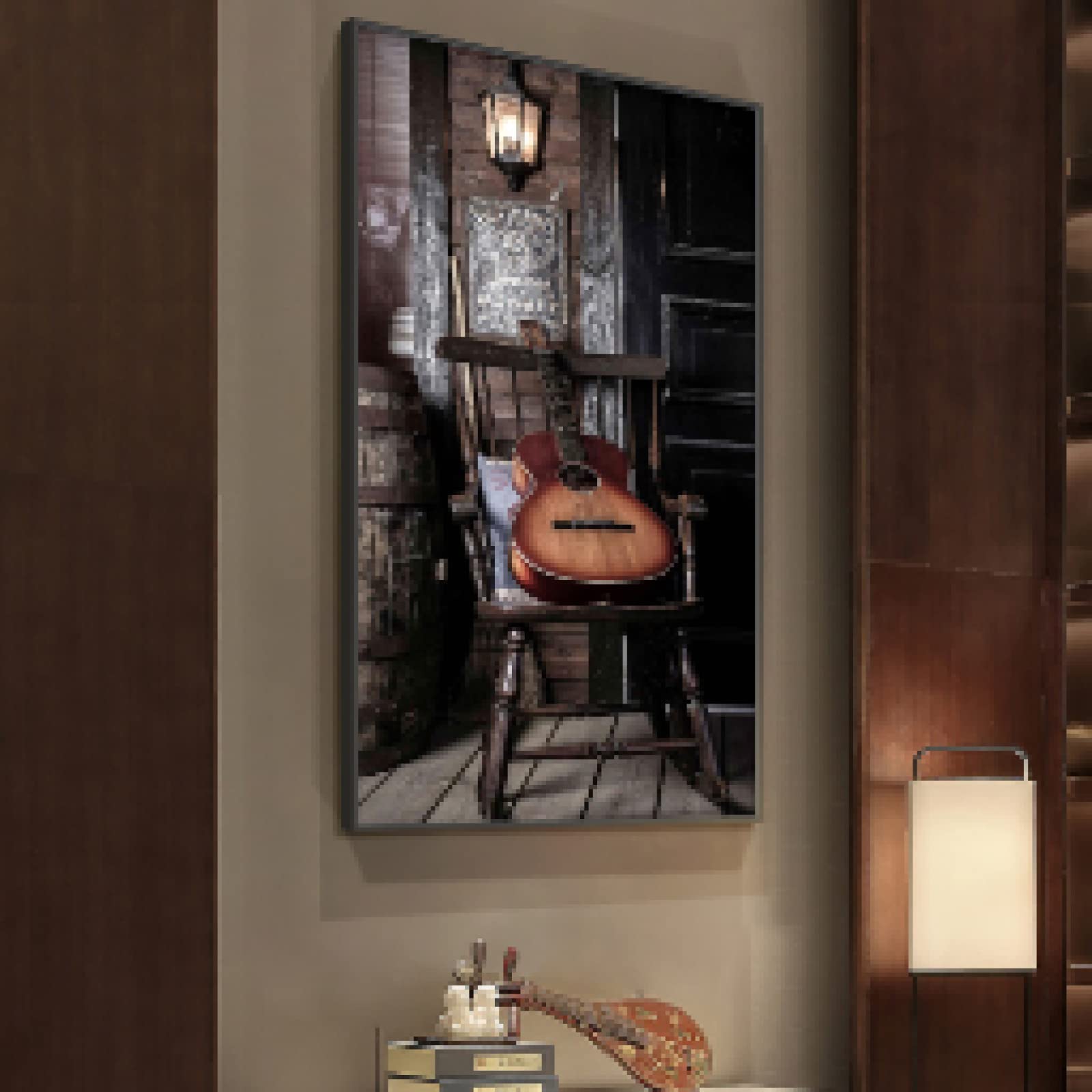 Affiche de violon impression sur toile déco salon 65x110cm - 8