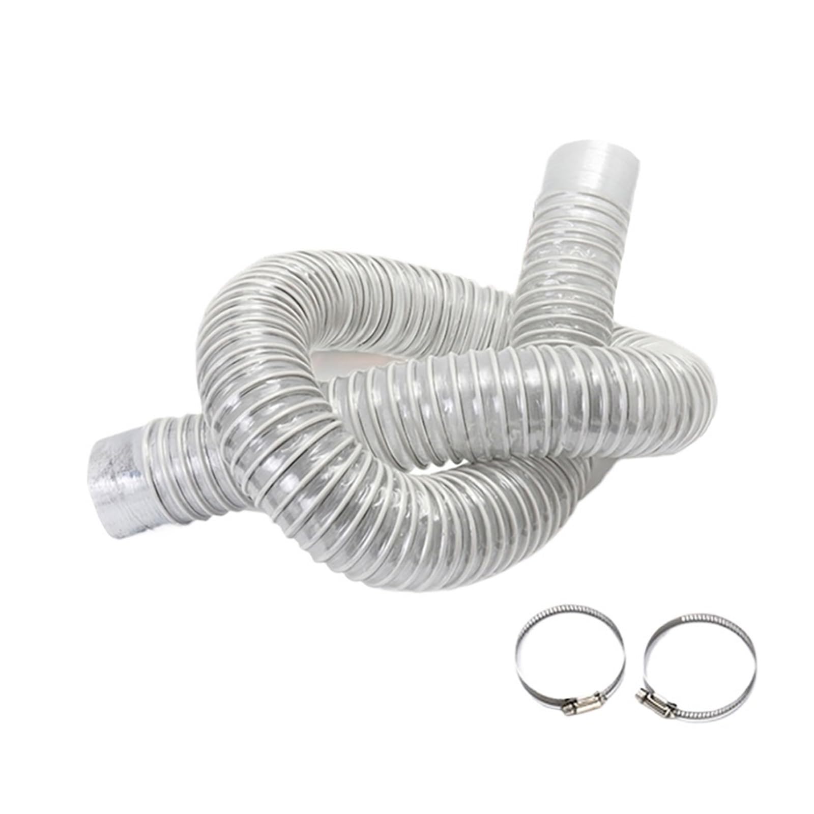 Manguera de aspiradora de 50 mm de diámetro Interior con Fuelle de PVC, Tubo colector de Polvo Industrial, Tubo de eliminación de Polvo for máquina de Grabado for carpintería(2 m)
