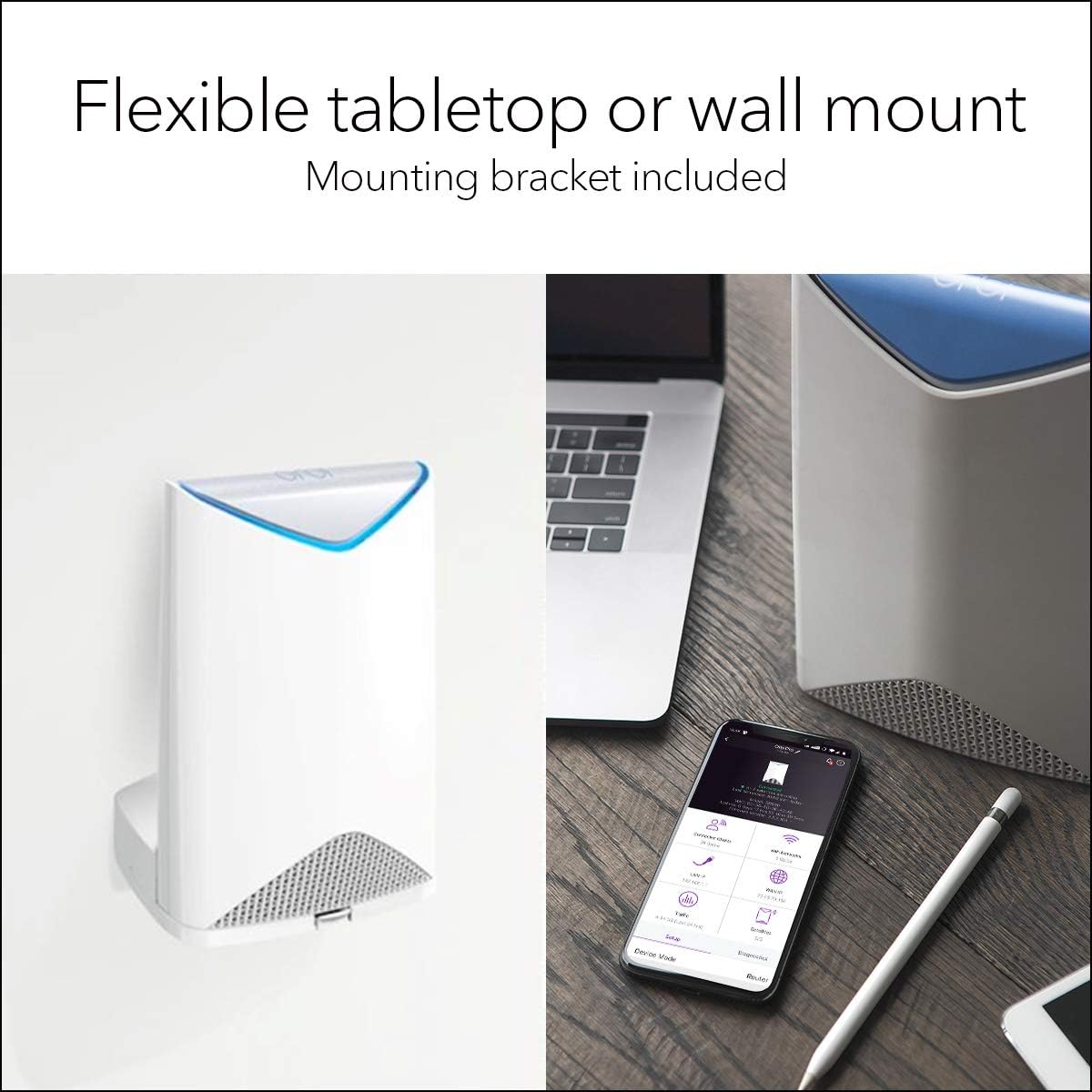 50% Off Discount NETGEAR Orbi Pro Tri-Band Mesh WiFi System (SRK60B03) -- Router & Extender Replacement covers up to 7,500 sq. ft., 3 Pack, 3Gbps Speed Router & 2 Satellites ❤ Crazy Deals NETGEAR Orbi Pro Tri-Band Mesh WiFi System (SRK60B03) -- Router & Extender Replacement covers up to 7,500 sq. ft., 3 Pack, 3Gbps Speed Router & 2 Satellites
