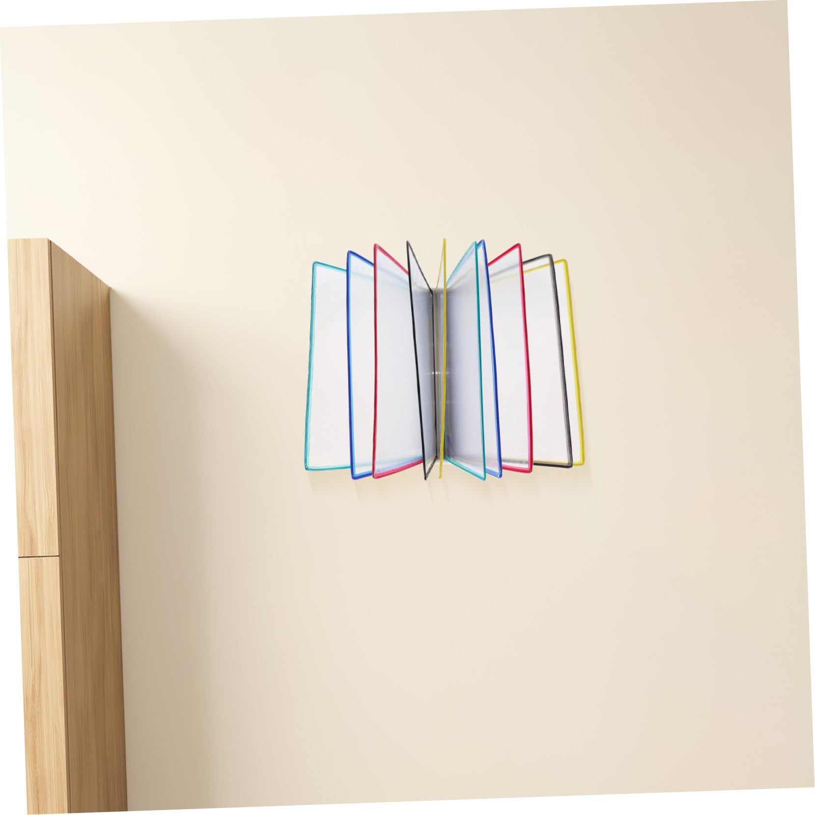 Alipis Archivio Parete Portadocumenti Appendibile Trasparenti Espositore per Riviste e Brochure per Ufficio Scuola o Clinica