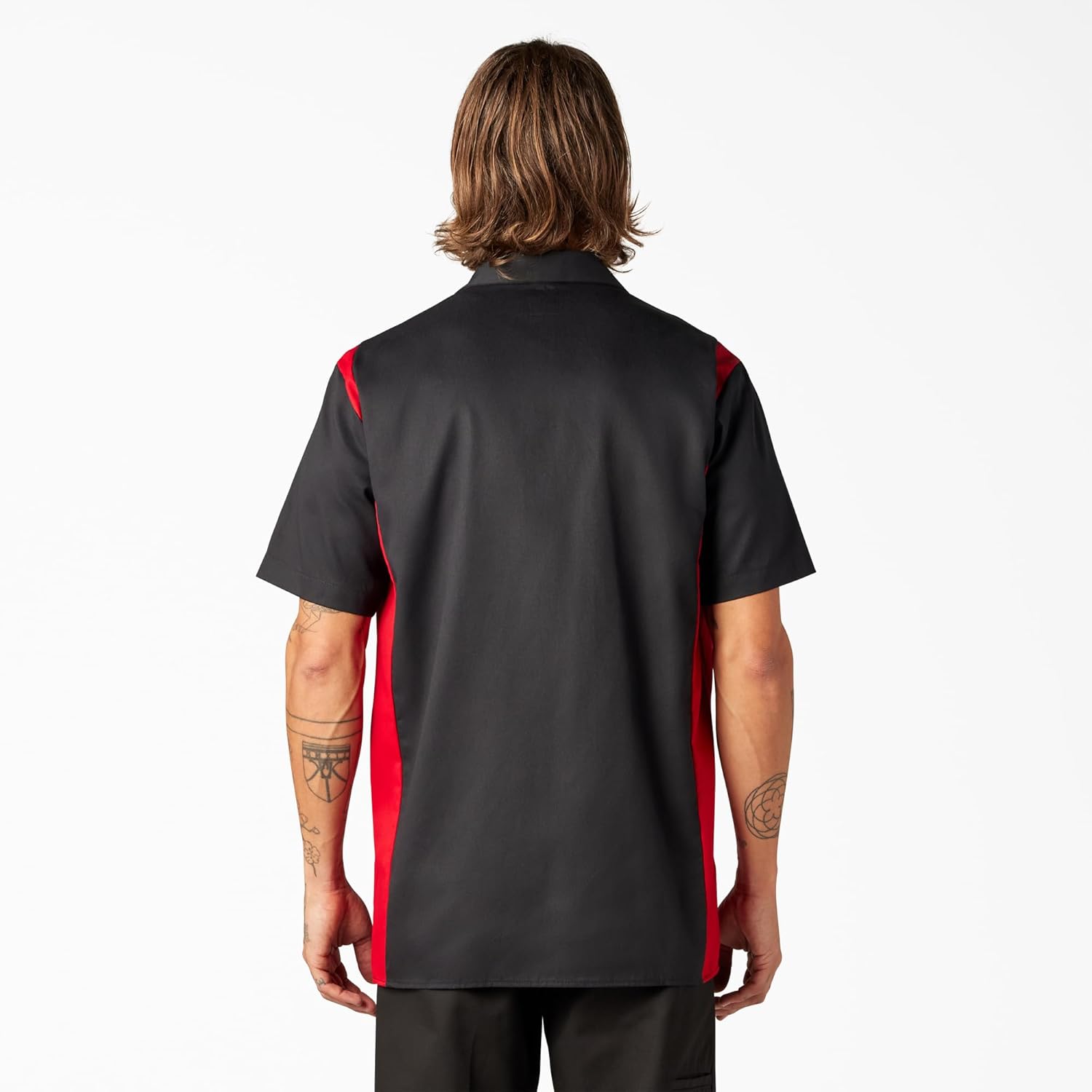 Dickies Mens Two-Tone Short Sleeve Work Shirt - Image 2