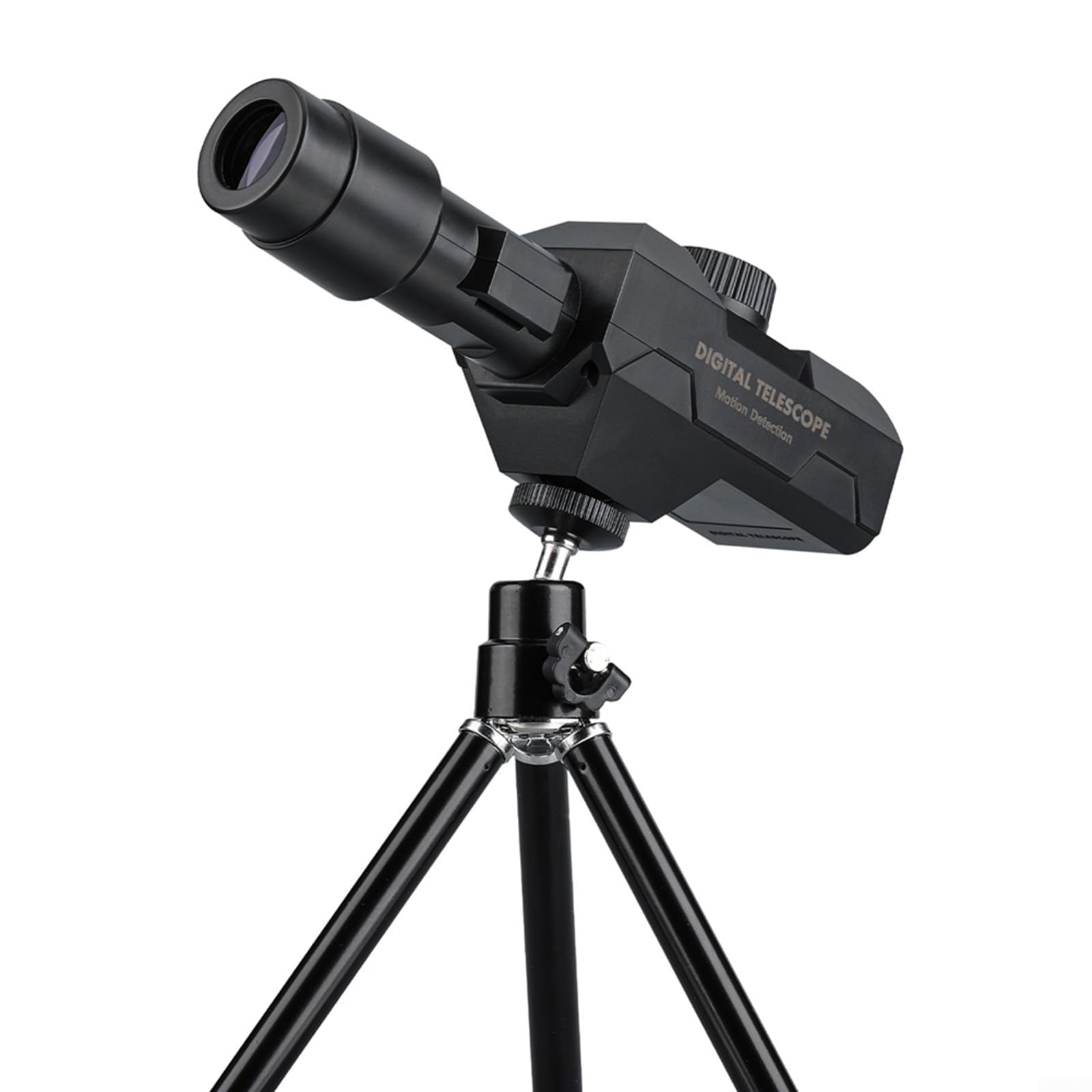 Telescopio monocular digital 70x Zoom HD 2MP Cámara con trípode WiFi Conexión Smartphone Vida Silvestre Birdwatching Conciertos Negro