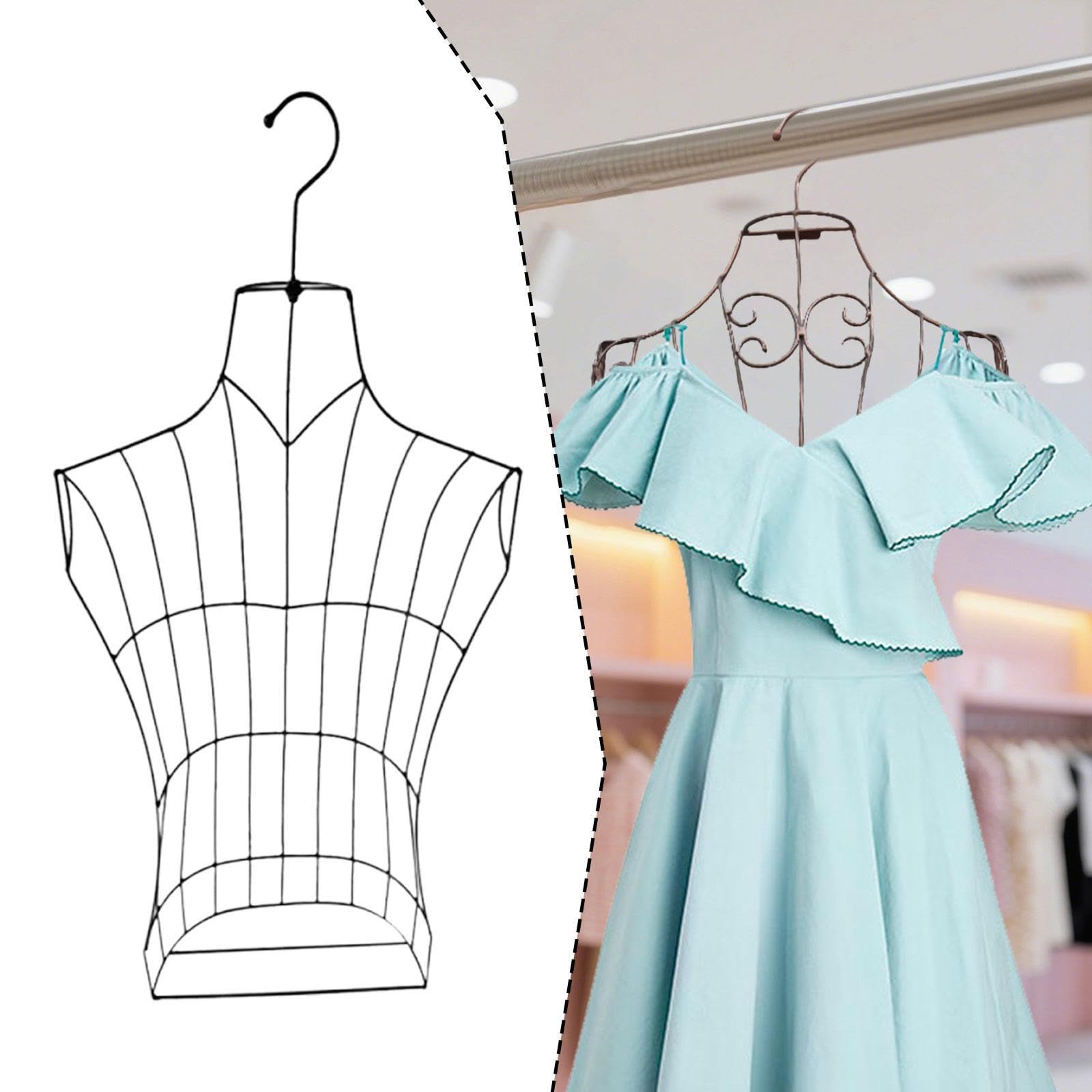 Hängende Männliche Halbkörper Torso Mannequin Torso Oberkörper Stabile Platzsparende T Shirt Display Schneiderpuppe für Geschäfte Und Anzugshows, Schwarz