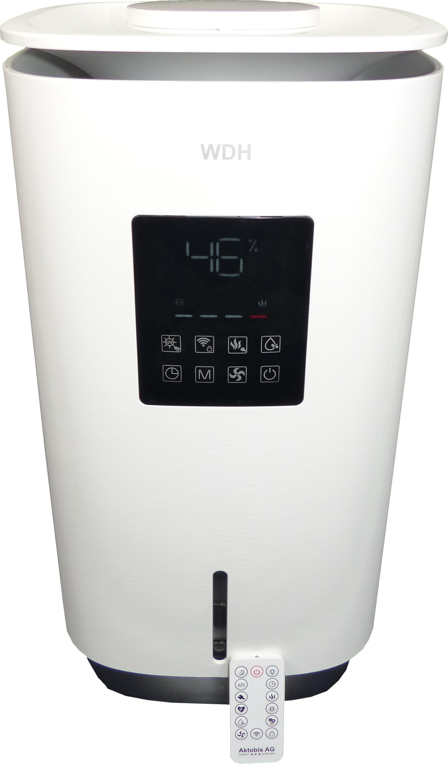Aktobis WDH-SE2303 Nawilżacz powietrza do 800 ml/godz., WiFi i komora na aromaty (również do wody wapiennej)