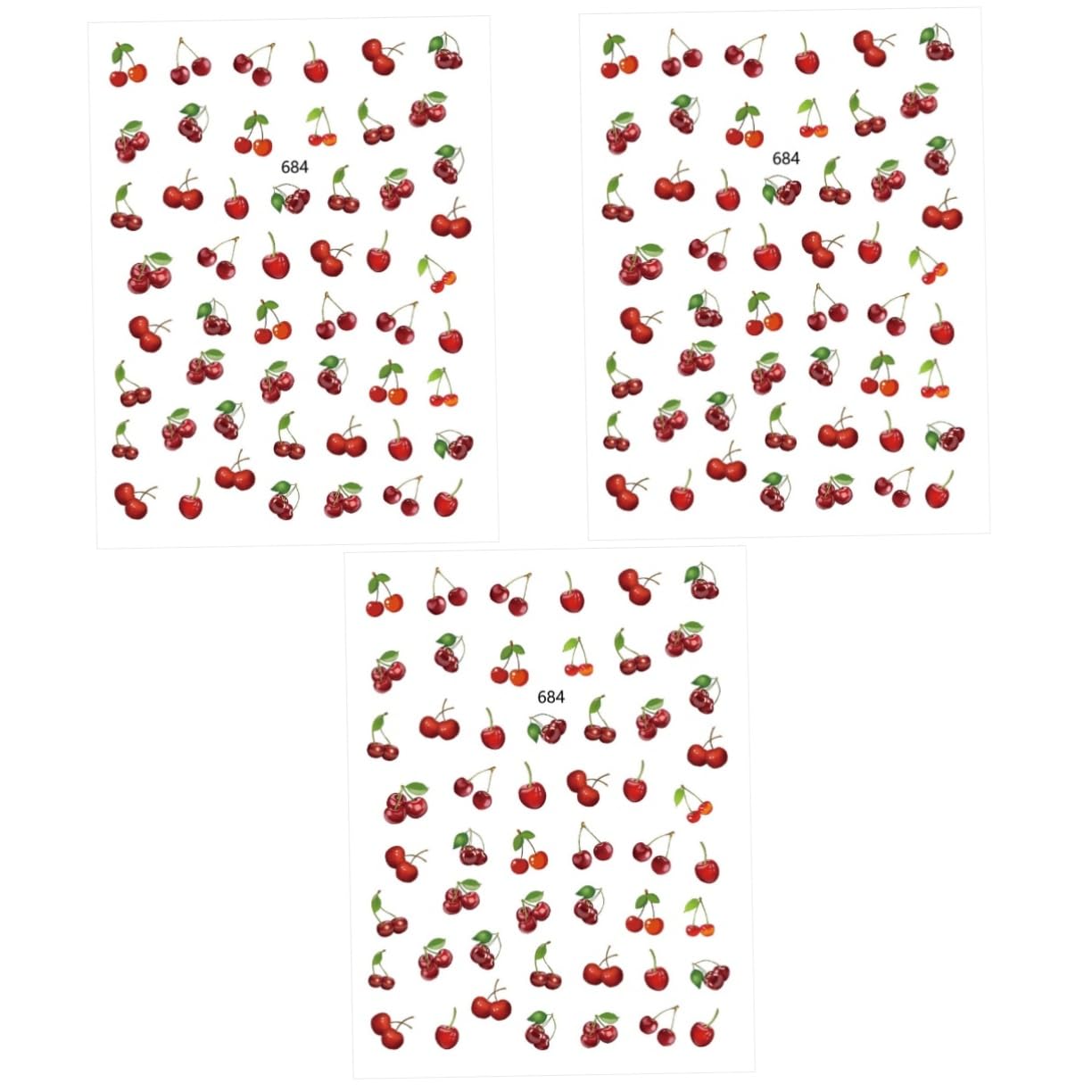 Healvian 36 Hojas De Decoración De Hojas Verdes Pegatinas De Frutas Para Uñas Calcomanías De Decoración De Uñas Calcomanías De Frutas Para Uñas Acrílicas Pegatinas De Verano Pegatina