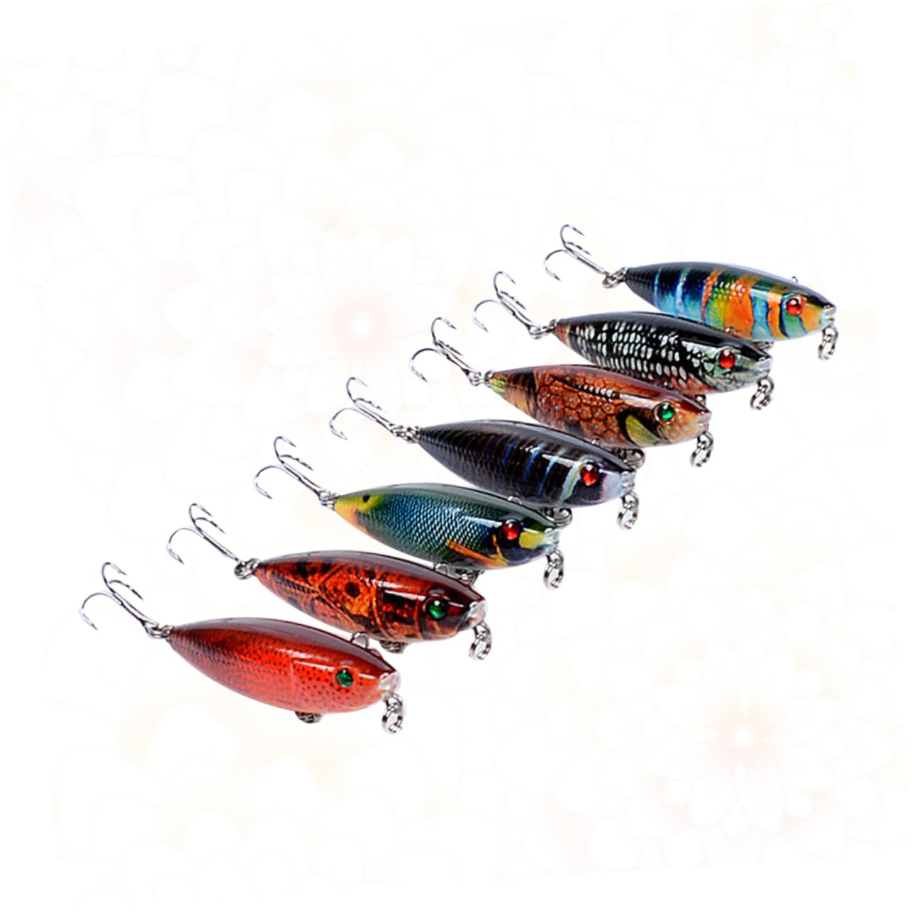 POPETPOP Cebos Flotantes Señuelos Bajos Señuelo Bajo Juego De Señuelos De Pesca Aparejo De Pesca Duro Señuelos Flotantes Señuelos Realistas Lápiz Cebos Artificiales